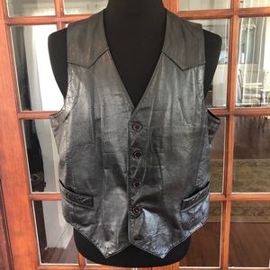 The Leather Warehouse Leather Vest